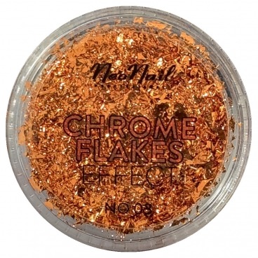 Neonail chrome flakes effect 03 płatki miedziane 0,8g