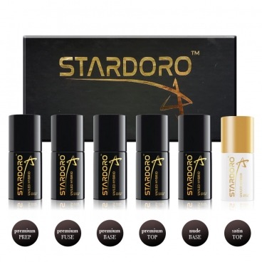 Stardoro zestaw hybrydowy do paznokci premium