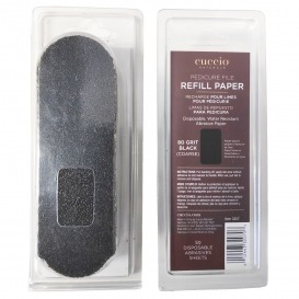 Cuccio nakładki gr.80 black wkłady do tarki metalowej 50 szt.