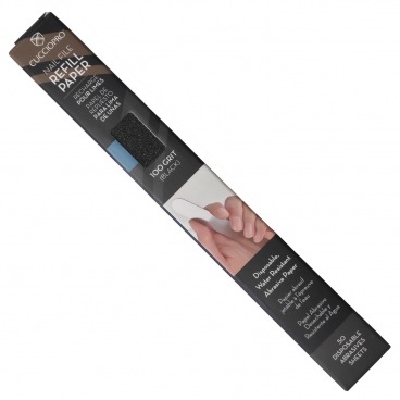 Cuccio nakładki gr.100 black wkłady do pilnik metalowego 50 szt.