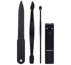 Zestaw akcesoriów kosmetycznych do manicure 18 szt. w etui