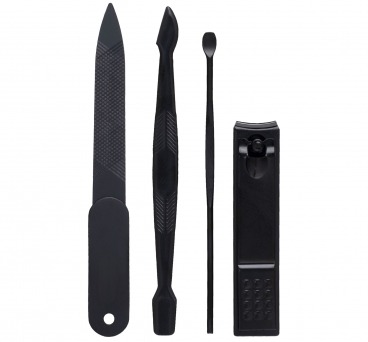 Zestaw akcesoriów kosmetycznych do manicure 18 szt. w etui