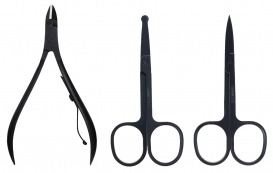 Zestaw akcesoriów kosmetycznych do manicure 18 szt. w etui