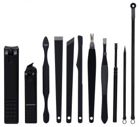 Zestaw akcesoriów kosmetycznych do manicure 18 szt. w etui