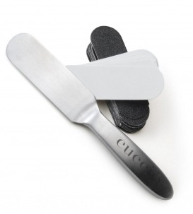 Cuccio tarka do stóp metalowa z wymiennymi nakładkami 30 szt.