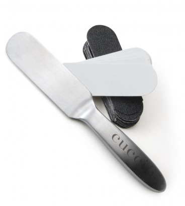 Cuccio tarka do stóp metalowa z wymiennymi nakładkami 30 szt.