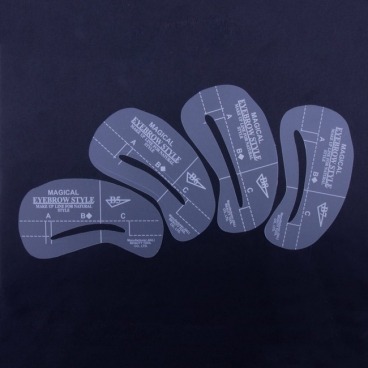 Noble Lashes szablony do modelowania i stylizacji brwi 4 szt.