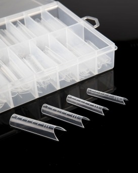 Nails Company szablony dual form Square 120 szt.