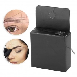 Nitka nić barwiąca do geometrii brwi 10m czarna