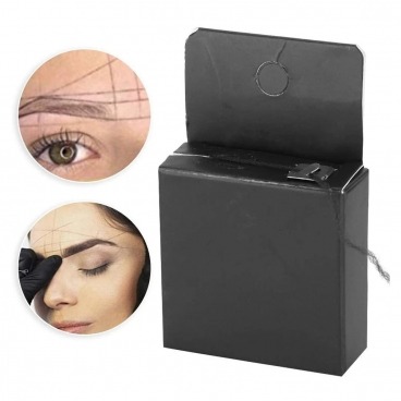 Nitka nić barwiąca do geometrii brwi 10m czarna