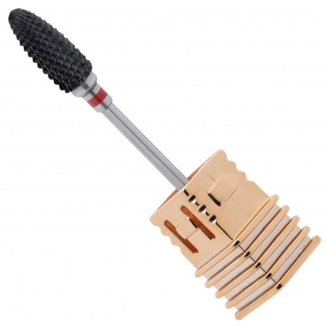 Frez ceramiczny stożek czarny RED F delikatny metal