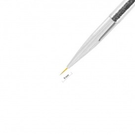 Pędzelek do zdobień 9mm czarny dwustronny sonda