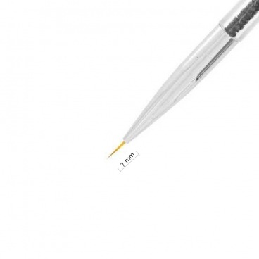 Pędzelek do zdobień 7mm czarny dwustronny sonda