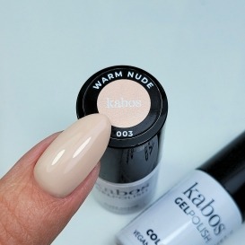 Kabos lakier GelPolish 003 Warm Nude 5ml hema free vegan