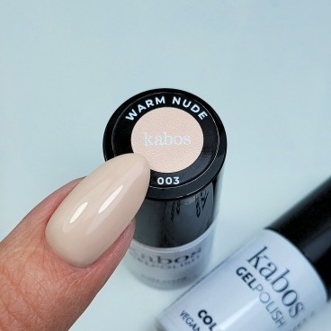 Kabos lakier GelPolish 003 Warm Nude 5ml hema free vegan