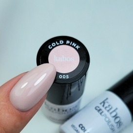 Kabos lakier GelPolish 005 Cold Pink 5ml hema free vegan