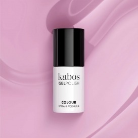 Kabos lakier GelPolish 007 Powder Pink 5ml hema free vegan