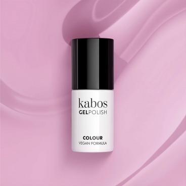 Kabos lakier GelPolish 007 Powder Pink 5ml hema free vegan