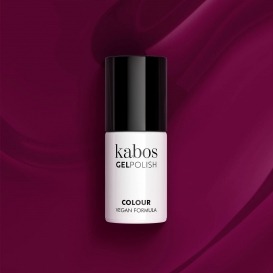 Kabos lakier GelPolish 012 Dark Ruby 5ml hema free vegan
