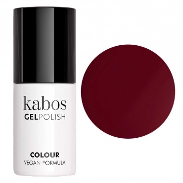 Kabos lakier GelPolish 014 Dark Red 5ml hema free vegan