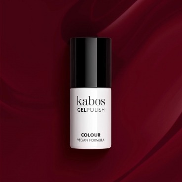 Kabos lakier GelPolish 014 Dark Red 5ml hema free vegan