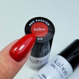 Kabos lakier GelPolish 015 Red Passion 5ml hema free vegan
