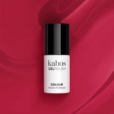 Kabos lakier GelPolish 017 Raspberry Red 5ml hema free vegan