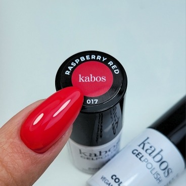 Kabos lakier GelPolish 017 Raspberry Red 5ml hema free vegan