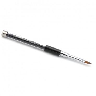 Pędzel pędzelek do akrylu z kryształkami rozm. 2