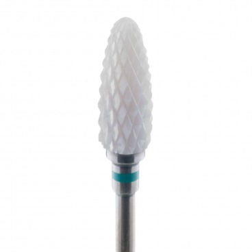 Frez ceramiczny stożek płomień zielony metal