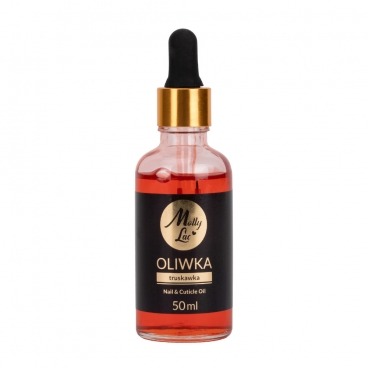 MollyLac oliwka do skórek Truskawka 50ml z pipetą