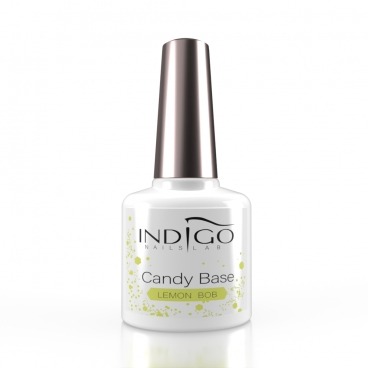 Indigo Lemon Bob Candy Base baza hybrydowa z drobinkami 7ml