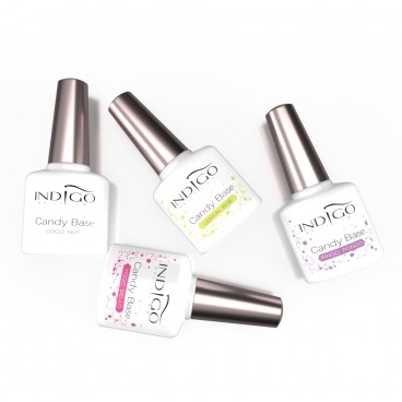 Indigo Pingo Pongo Candy Base baza hybrydowa z drobinkami 7ml