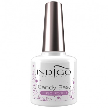 Indigo Pingo Pongo Candy Base baza hybrydowa z drobinkami 7ml
