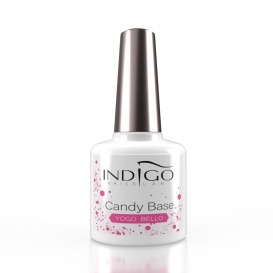 Indigo Yogo Bello Candy Base baza hybrydowa z drobinkami 7ml