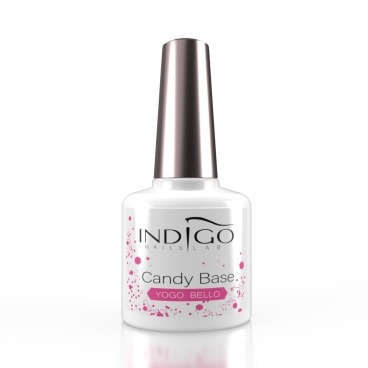 Indigo Yogo Bello Candy Base baza hybrydowa z drobinkami 7ml