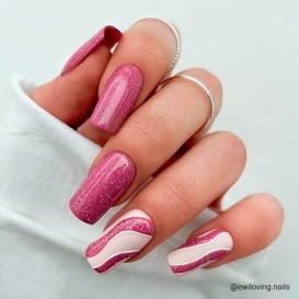 Nails Company Top Glow Show Rose Gold 11ml