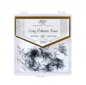 Wonder Lashes Easy Volume Fans gotowe wachlarzyki 6D 0,07