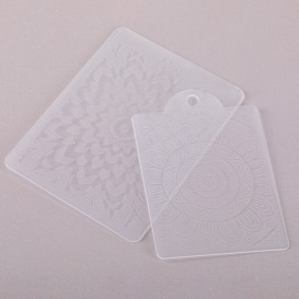 Stempelek silikonowy do wzorów stempli z kryształkami RED