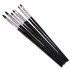 Zestaw pędzelków do manicure 7 szt. black