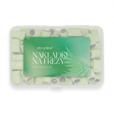 Aba Group nakładki kapturki ścierne na frezy 180 - 100 szt. zielone