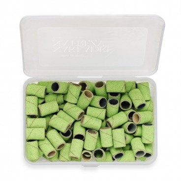 Aba Group nakładki kapturki ścierne na frezy 180 - 100 szt. zielone