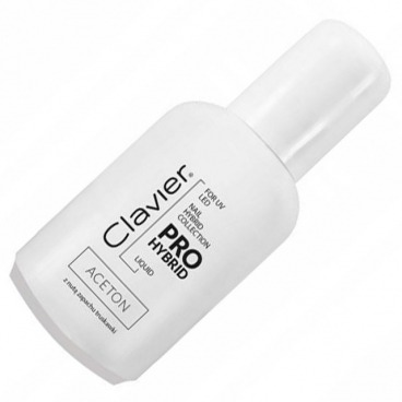 Clavier aceton zmywacz do hybryd żeli 50 ml zapach truskawki