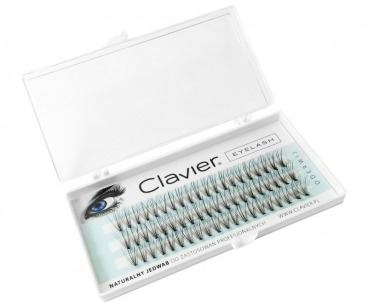 Clavier kępki rzęs Classic C 13mm Jedwabne Natural