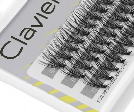 Clavier kępki rzęs BeDU2O B 8-10-12mm Natural MIX