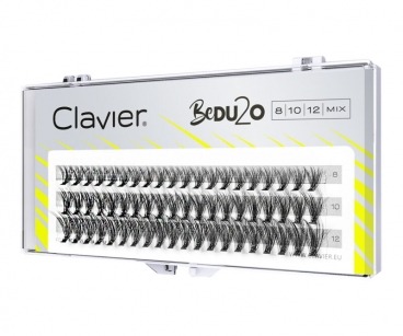 Clavier kępki rzęs BeDU2O B 8-10-12mm Natural MIX
