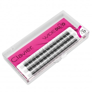 Clavier kępki rzęs Wide Du2o C 0,10 13mm Natural