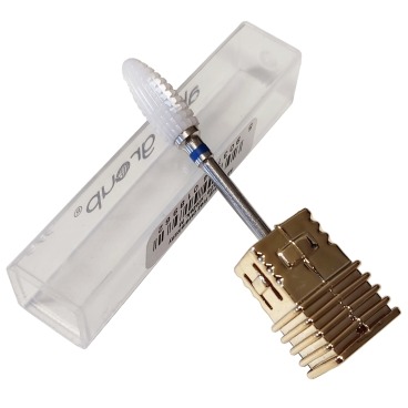 M02 Frez ceramiczny stożek MEDIUM średni do ściągania żelu akrylu hybryd