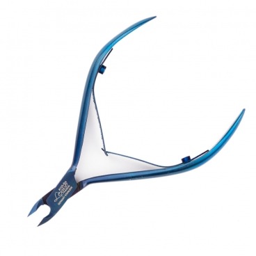 Lexwo cążki do skórek 5mm 10cm cobalt blue stal nierdzewna 103-5m