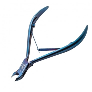 Lexwo cążki do skórek 3mm 10cm cobalt blue stal nierdzewna 103-3m